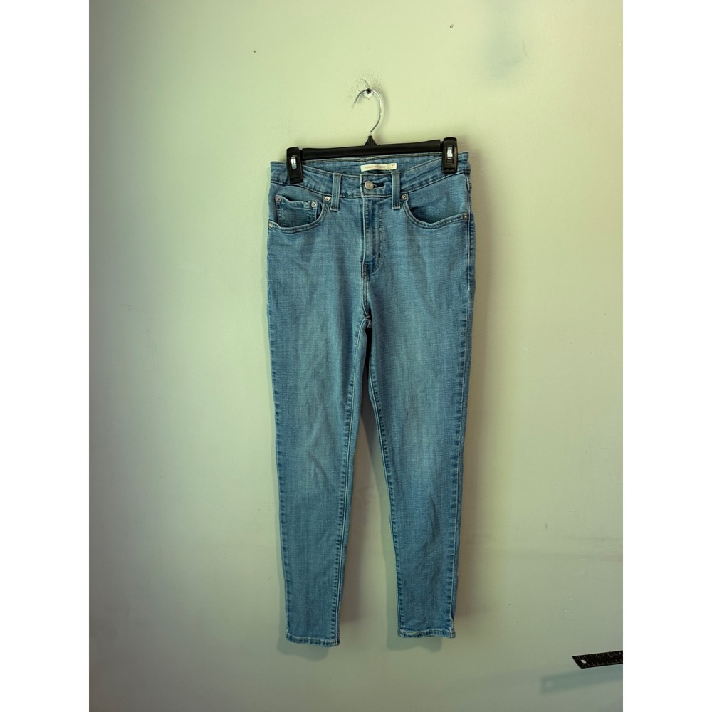 Levis 721 High Rise Skinny Jeans Womens 27 Medium Wash Blue Denim Pants